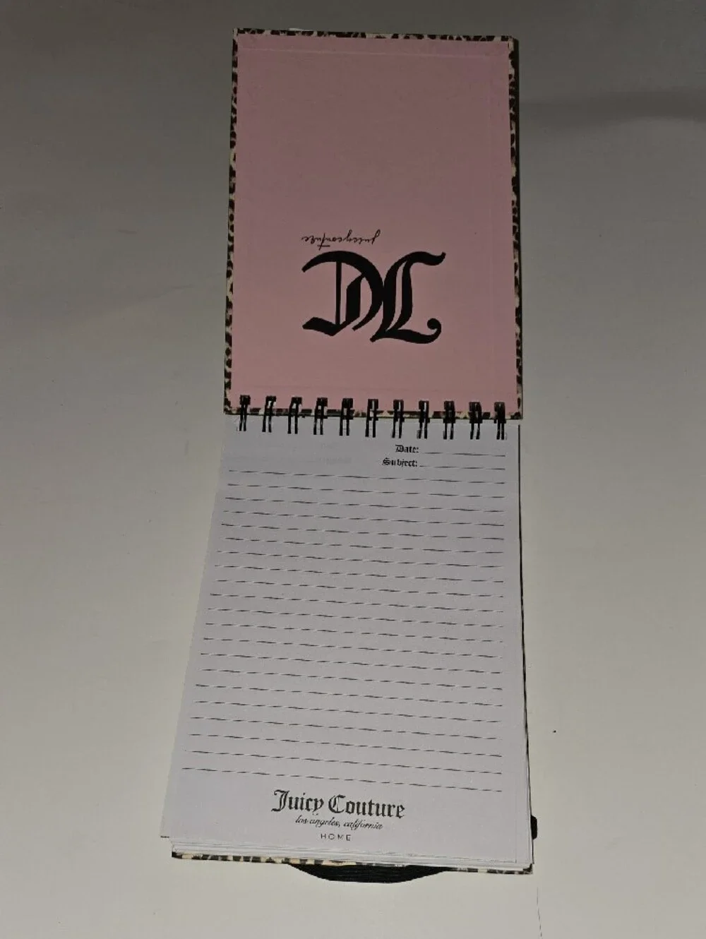 Juicy Couture Leopard Spriral Journal